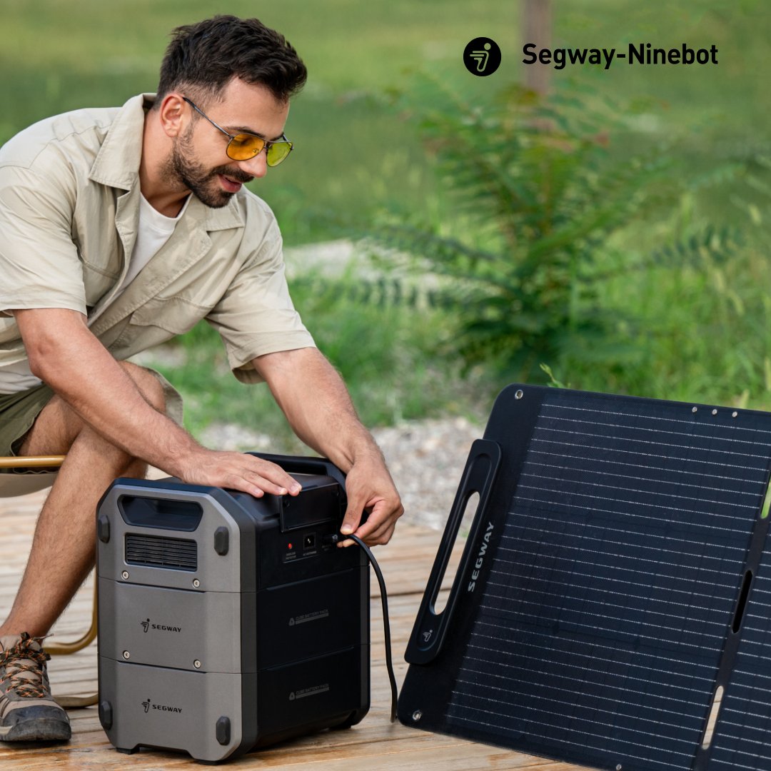 Segwayで電気の自給自足生活が体験できます。🥳

折りたたみ式のソーラーパネルは持ち運びも便利し、地球環境に負荷も与えないです。本当のアウトドアレジャーの最高の相棒ですよ👏👏

#アウトドア #太陽光パネル #ソーラーパネル #segwayNinebot #segway