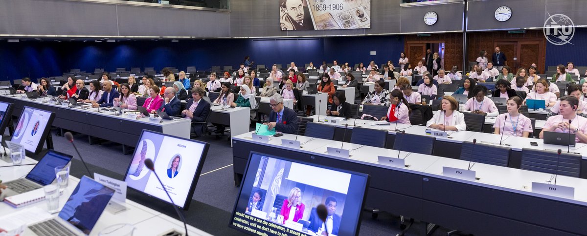 ITU's tweet photo. #GirlsInICT Day should not be a one day celebration, it should actually be a year-long celebration, until we don't have to talk about this issue any more and we have achieved equality ~@ITUSecGen https://t.co/XWVFcW0zhh