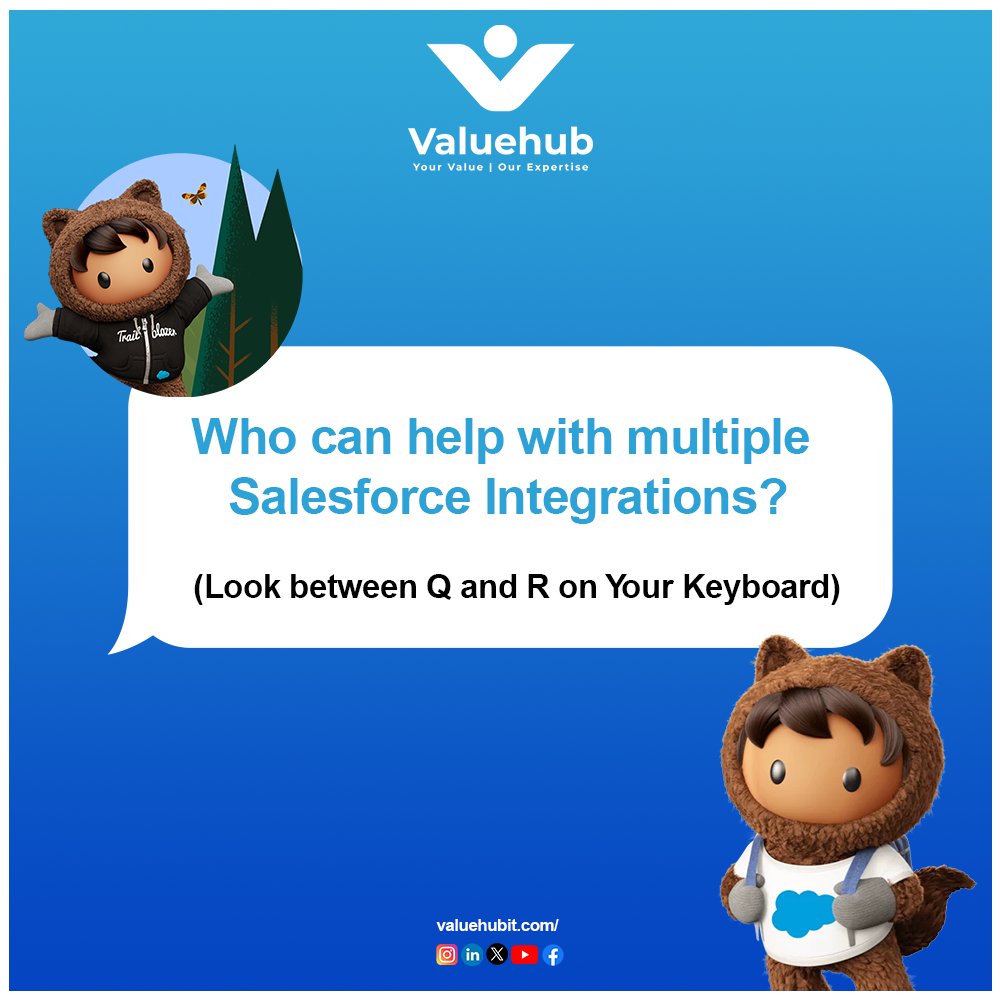 There's a secret to smoother #Salesforce workflows... Integrations!  Let us be your guide.

Contact us for more information

#salesforceintegration #salesforceclouds #marketingcloud #EinsteinAI #TrendingNow