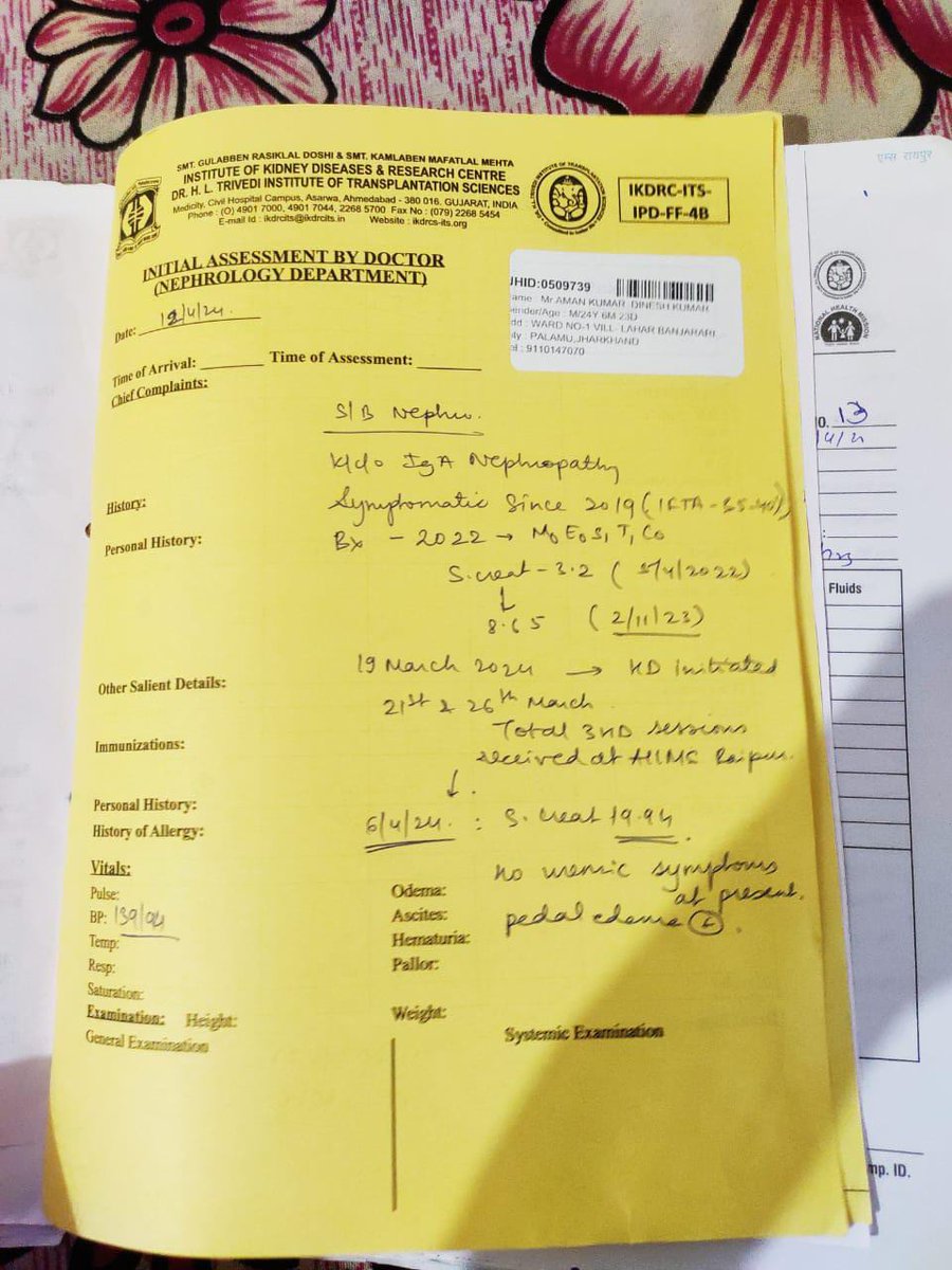 shalinibhol's tweet photo. We request each and everyone of you out there to help us with any generous amount that is possible🙏🏻
Aman's prescription, and other details are attached in this post, Kindly help us with all that you can to save him. @IMAIndiaOrg @theskindoctor13
@official_aimsa @News18Jharkhand https://t.co/JwfqpajeeP