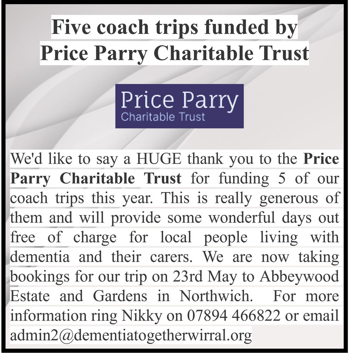 Dementia Together Wirral (@dementiawirral) on Twitter photo 