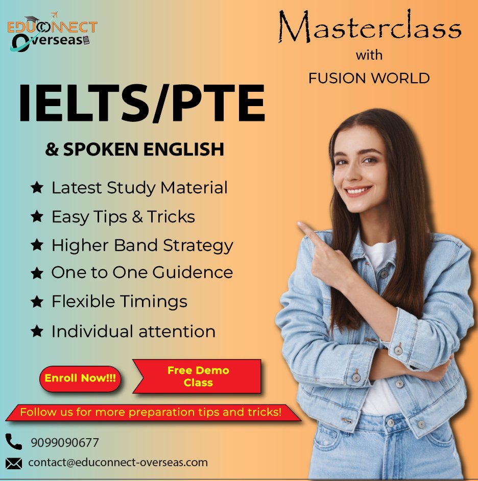 Ready to excel in your IELTS, PTE exams, or enhance your spoken English skills? Look no further
#explorepage #ıelts #pte #student #canada #australia #internationalstudents #information #ahmedabad #educonnect_overseas #future #residencevisa #touristvisa #workpermitvisa #consultant