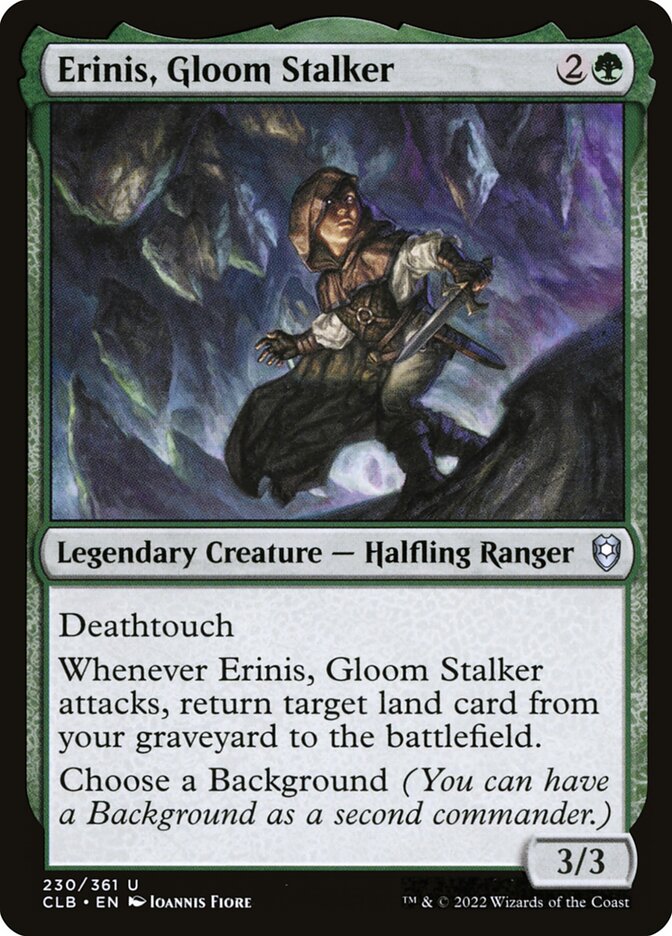 StarbornHero's tweet photo. @virtue_mtg Erinis, Gloomstalker // Scion of Halaster https://t.co/mfuTKHqXbo