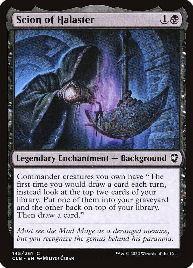 StarbornHero's tweet photo. @virtue_mtg Erinis, Gloomstalker // Scion of Halaster https://t.co/mfuTKHqXbo