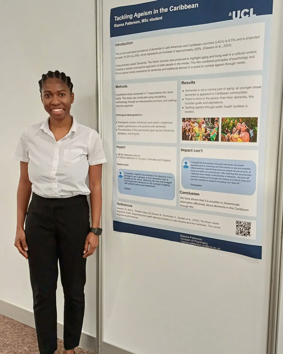 Presenting 'Tackling Ageism in the Caribbean' at Alzheimers Disease International Conference Alzheimer's Disease International @AlzDisInt in Poland 🇵🇱 For those attending my poster number is P29-006, please stop by it if you can 😊 #ADI2024