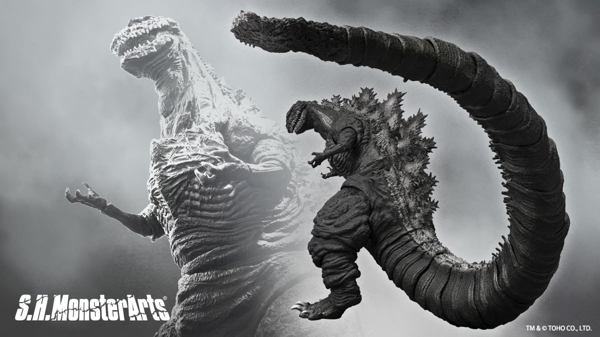 『シン・ゴジラ』のモノクロ映像版となる『シン・ゴジラ：オルソ』より、モノクロVer.となったゴジラ (2016)がS.H.MonsterArtsで商品化決定！ S.H.MonsterArts ゴジラ (2016) 第4形態 オルソクロマチックVer. 詳細は後日公開予定！ tamashiiweb.com/item_character… #ゴジラ #Godzilla #モンアツ