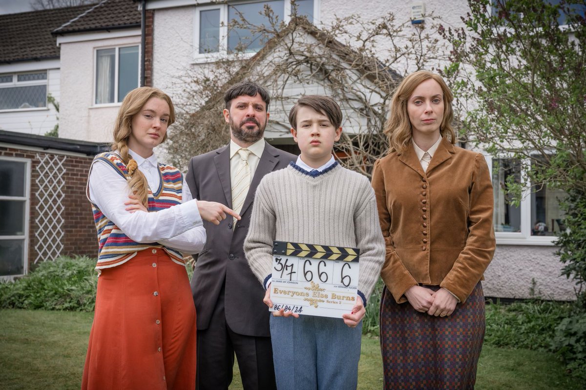 Praise be! 🙏 the second series of Everyone Else Burns has started filming and will be returning to @Channel4 later this year with #SianClifford joining the cast... channel4.com/press/news/fil…