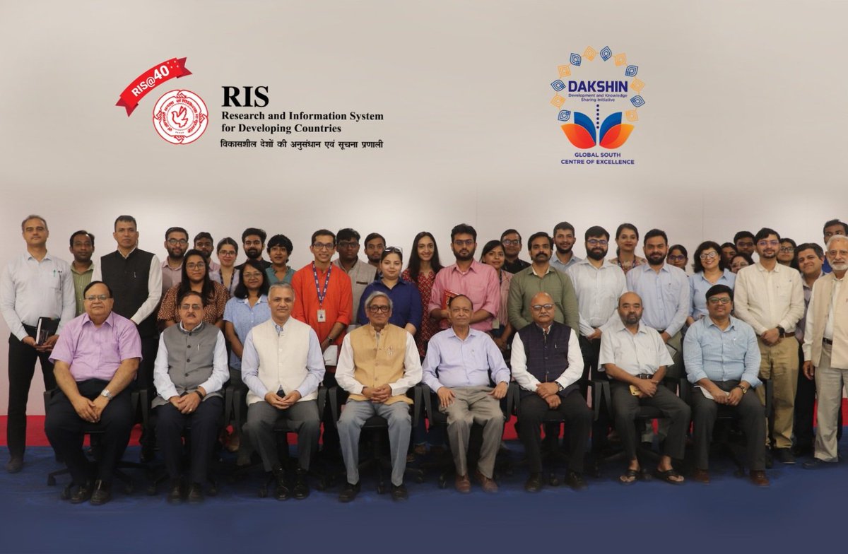 RIS (@ris_newdelhi) on Twitter photo Thank you Sir Dr <a href="/bibekdebroy/">Bibek Debroy</a>, Chairman <a href="/EACtoPM/">EAC-PM</a> for sharing your valuable guidance and insights with RIS Faculty members today! Your ideas and suggestions would greatly enrich our work at RIS.
<a href="/Sachin_Chat/">Sachin Chaturvedi</a> <a href="/DakshinNews/">Dakshin – Global South Centre of Excellence</a> Thank you Sir Dr <a href="/bibekdebroy/">Bibek Debroy</a>, Chairman <a href="/EACtoPM/">EAC-PM</a> for sharing your valuable guidance and insights with RIS Faculty members today! Your ideas and suggestions would greatly enrich our work at RIS.
<a href="/Sachin_Chat/">Sachin Chaturvedi</a> <a href="/DakshinNews/">Dakshin – Global South Centre of Excellence</a>