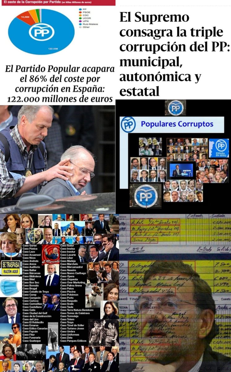 🌹🌹🌹🌹¡¡PERO NO OLVIDEMOS!! 🤬🤬🤬
#AyusoMiente
#AyusoDimision
#AyusoCorrupta 
#ElCasoBendodo 
#ElCasoElCuñadoDeFeijóo 
#ElCasoNoviodeAyuso. 
#ElCasoMorenoBonilla
#PPCorrupto 
#PPOrganizacionCriminal
#PPDelincuentesHabituales 🤬🤬🤬🤬🤑🤑💰💰💰💶💶💶