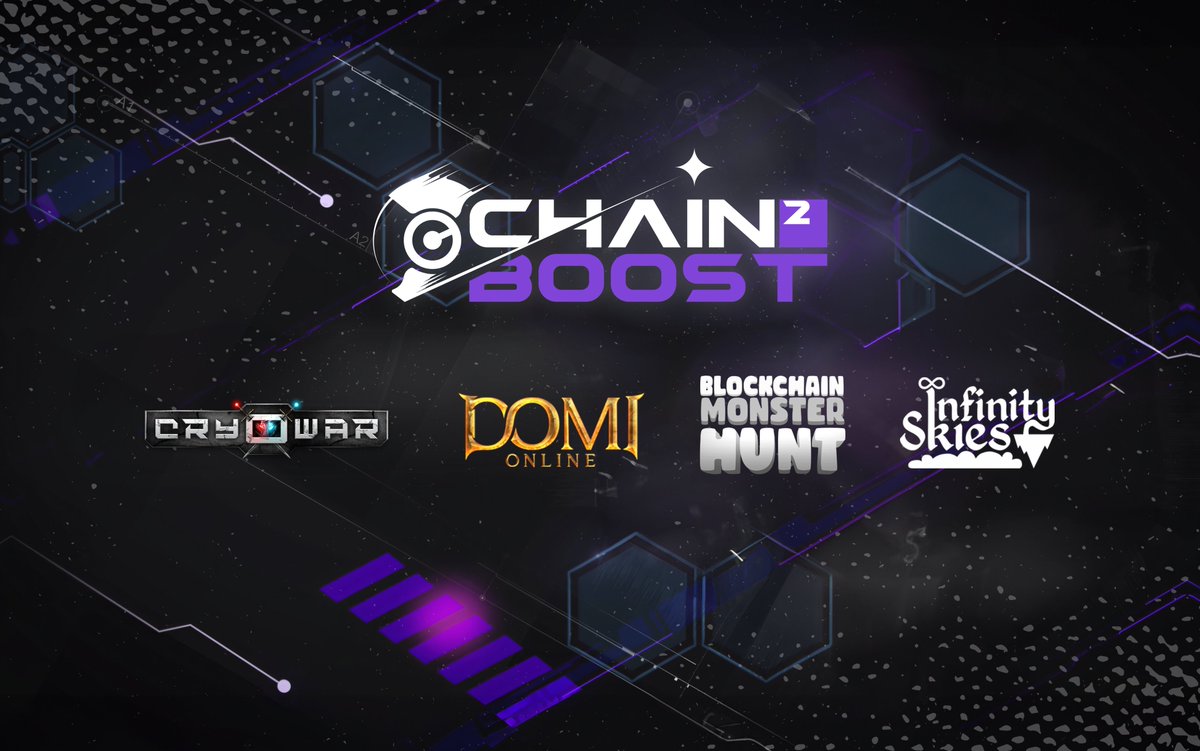 ChainBoost is the launchpad leading the Web3 gaming revolution. Previous projects we launched include 🔽 @CryowarDevs @DomiOnline @bcmhunt @Inf_Skies We're ready for the next phase of Web3 Gaming!