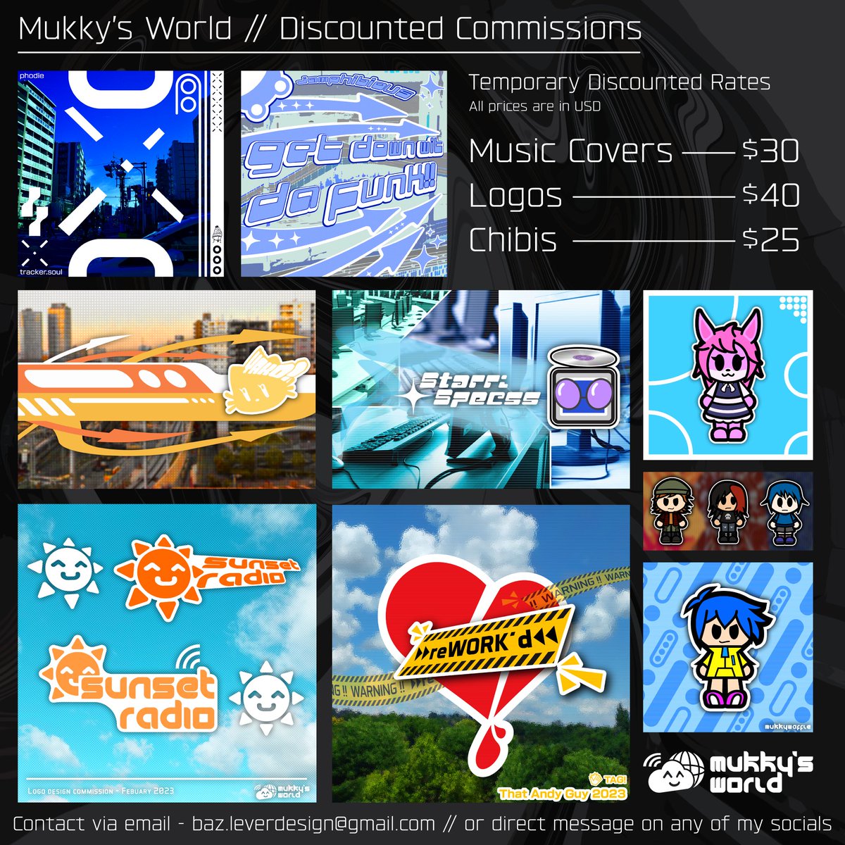 MukkysWorld's tweet photo. Temporary discounted rates
//
Looking for work!! https://t.co/GHijNuj1RS
