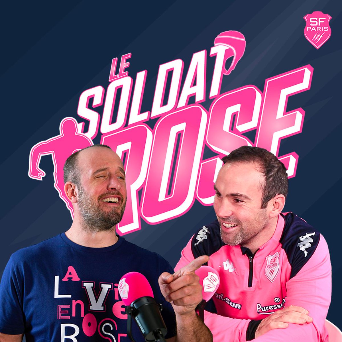 Raphaël Poulain (@raphaelpoulain) on Twitter photo Bien le bonjour,
Je vous annonce le lancement officiel du Soldat Rose, Le podcast du <a href="/SFParisRugby/">Stade Français Paris</a>.
Qui de mieux que <a href="/MorganParraOff/">Morgan Parra</a> , entraîneur du club de la capitale et ancien joueur amblématique de l'<a href="/ASMOfficiel/">ASM Rugby</a>.
smartlink.ausha.co/le-soldat-rose…
Bonne écoute 🎧🎙 Bien le bonjour,
Je vous annonce le lancement officiel du Soldat Rose, Le podcast du <a href="/SFParisRugby/">Stade Français Paris</a>.
Qui de mieux que <a href="/MorganParraOff/">Morgan Parra</a> , entraîneur du club de la capitale et ancien joueur amblématique de l'<a href="/ASMOfficiel/">ASM Rugby</a>.
smartlink.ausha.co/le-soldat-rose…
Bonne écoute 🎧🎙