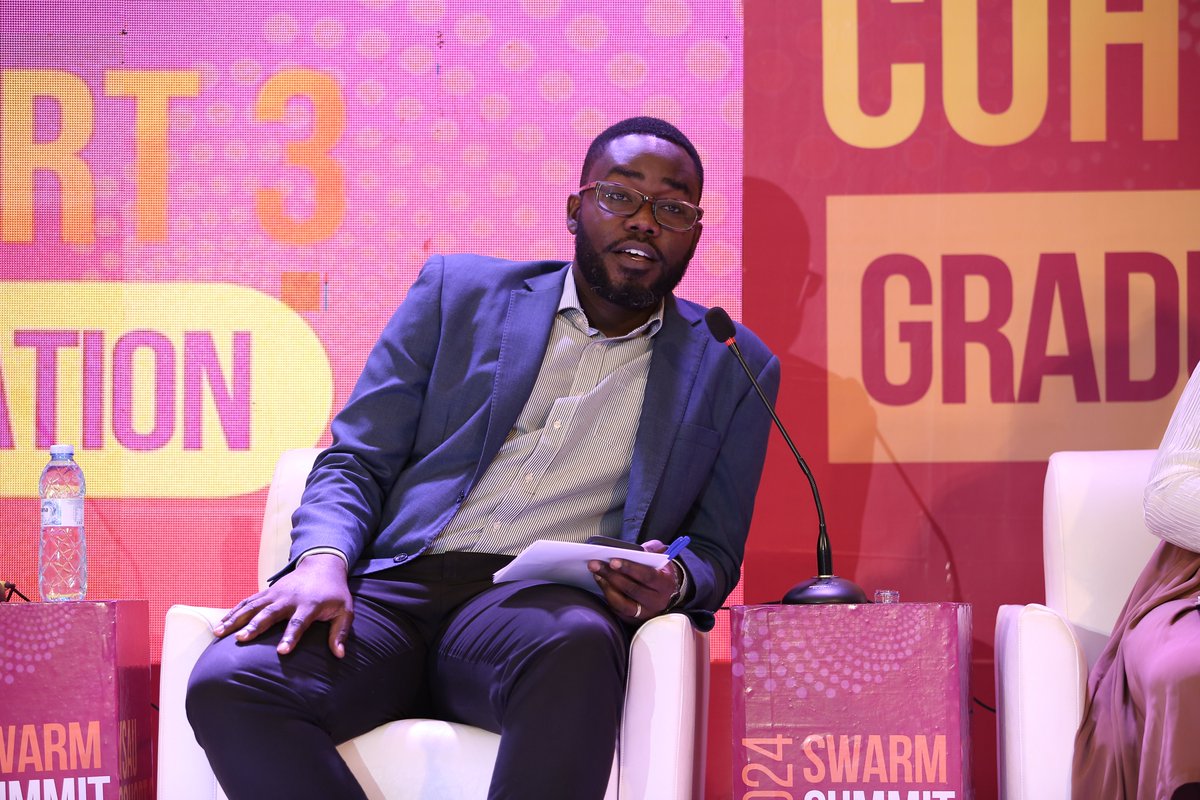 #swarm24 - Mathias Birungi reveals that through @NITAUganda1, the @GovUganda is enhancing the startup ecosystem with initiatives like the Electronic Government Procurement system, connecting entrepreneurs to over 250 government entities.