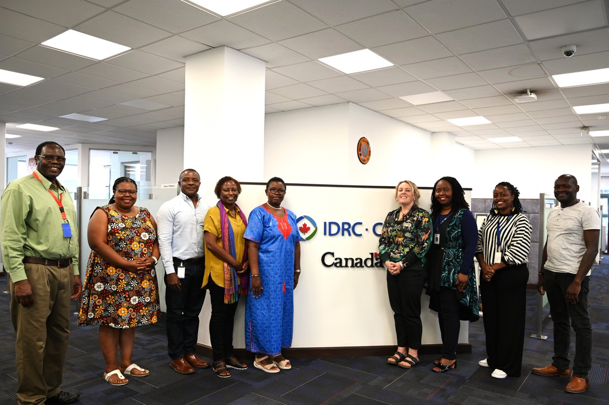 Recent discussions with our @IDRC_CRDI colleagues centred on the tangible impact of our research collaborations, which drive positive change in the lives of beneficiaries and transform landscapes for a #sustainable future. Together, we're crafting pathways to meaningful change!