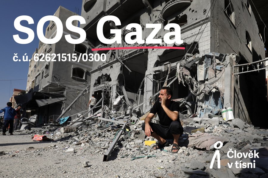 Vyhlašujeme s <a href="/CLOVEKVTISNI/">Člověk v tísni</a> sbírku SOS Gaza.

Apelujeme na uzavření humanitárního příměří: Civilisté musí být chráněni, rukojmí propuštěni a musí být zajištěna tolik potřebná humanitární pomoc.

ℹ️ clovekvtisni.cz/v-gaze-podporu…