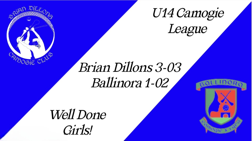 U14 Camogie Result. Get all the latest news on the Brian Dillons GAA app member.clubspot.app/club/brian-dil…