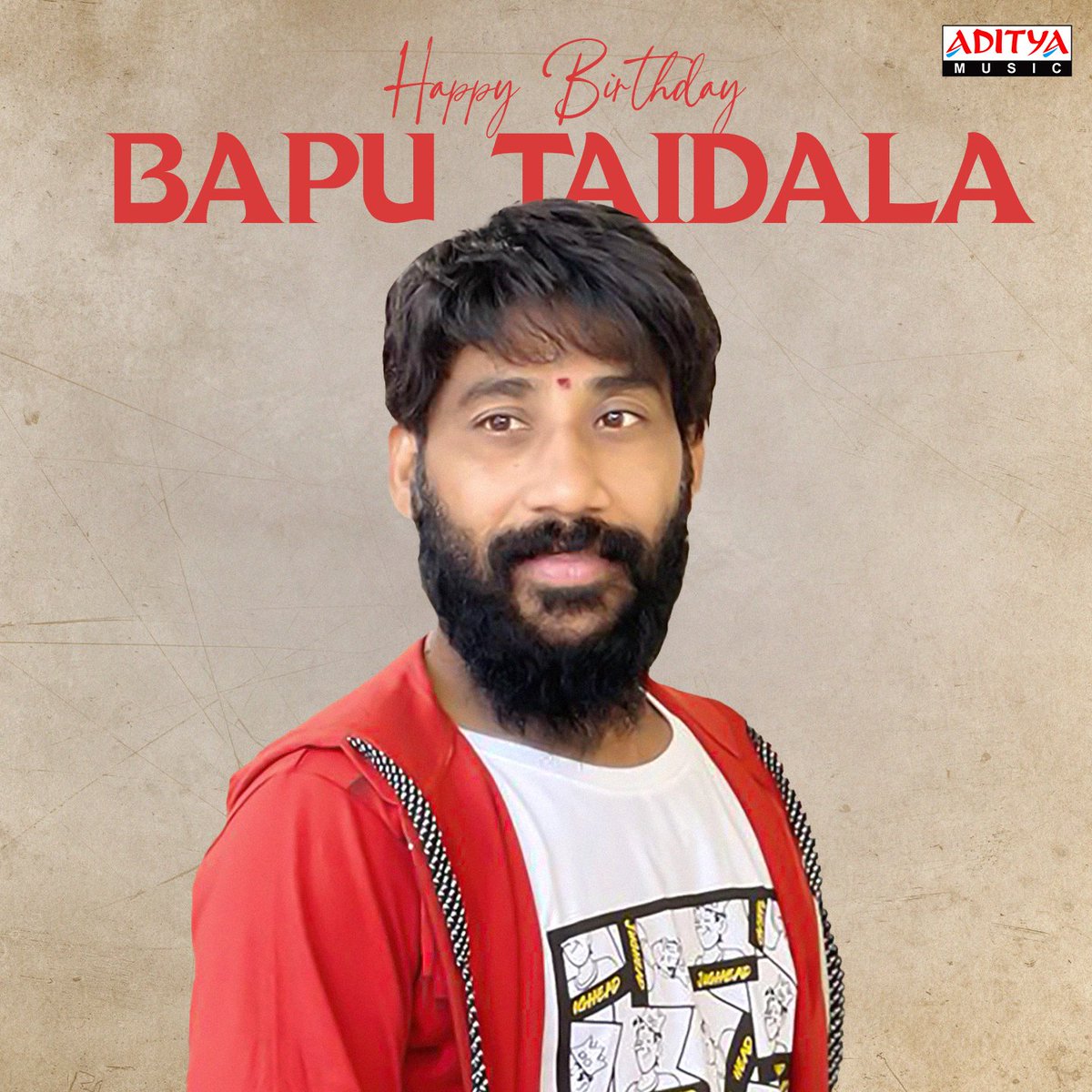 Warmest birthday wishes to the talented lyricist #BapuTaidala! Have a wonderful birthday filled with music and happiness.🎶 #HBDBapuTaidala