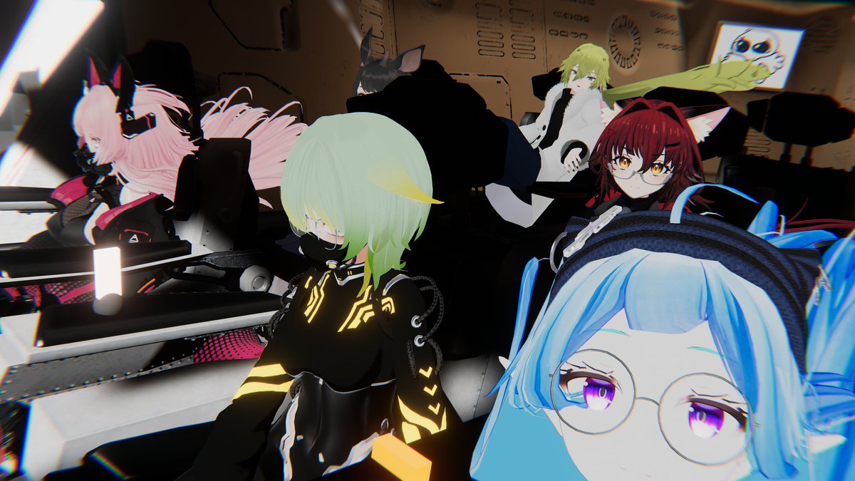daisychan110's tweet photo. Flying a spaceship. #spacejam #vrchat https://t.co/YHD7WbVGZ1