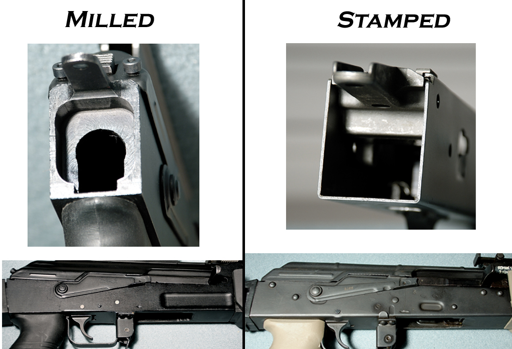 In case you were ever curious of the differences between Milled and Stamped AK's