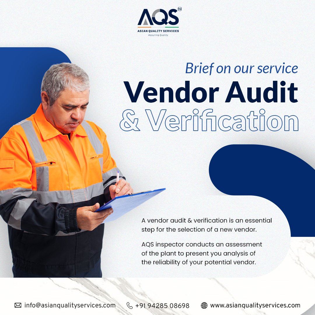 aqsqualityco's tweet photo. AQS inspector conducts an assessment of the plant to present you analysis of the reliability of your potential vendor.

AQS inspector does analysis on the below points:

#aqsindia #VendorAudit #SupplierAudit #TileSupplierAudit #TileVendorAudit #TileQualityInspection #TileTesting https://t.co/8zOuOGuAds
