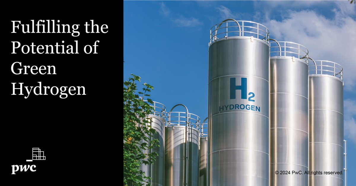 Read our latest article to learn about the five existing barriers to clean hydrogen development and adoption and the roadmap for overcoming obstacles to fulfill its potential here: pwc.to/4cYyFYF 

#CleanHydrogen #Decarbonization #Sustainability