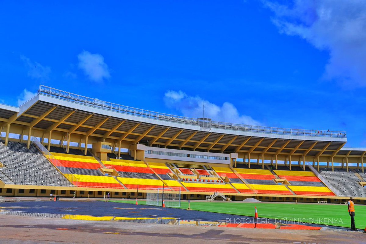 Almost there! Mandela National Stadium is on the brink of completion, ready to host unforgettable moments.