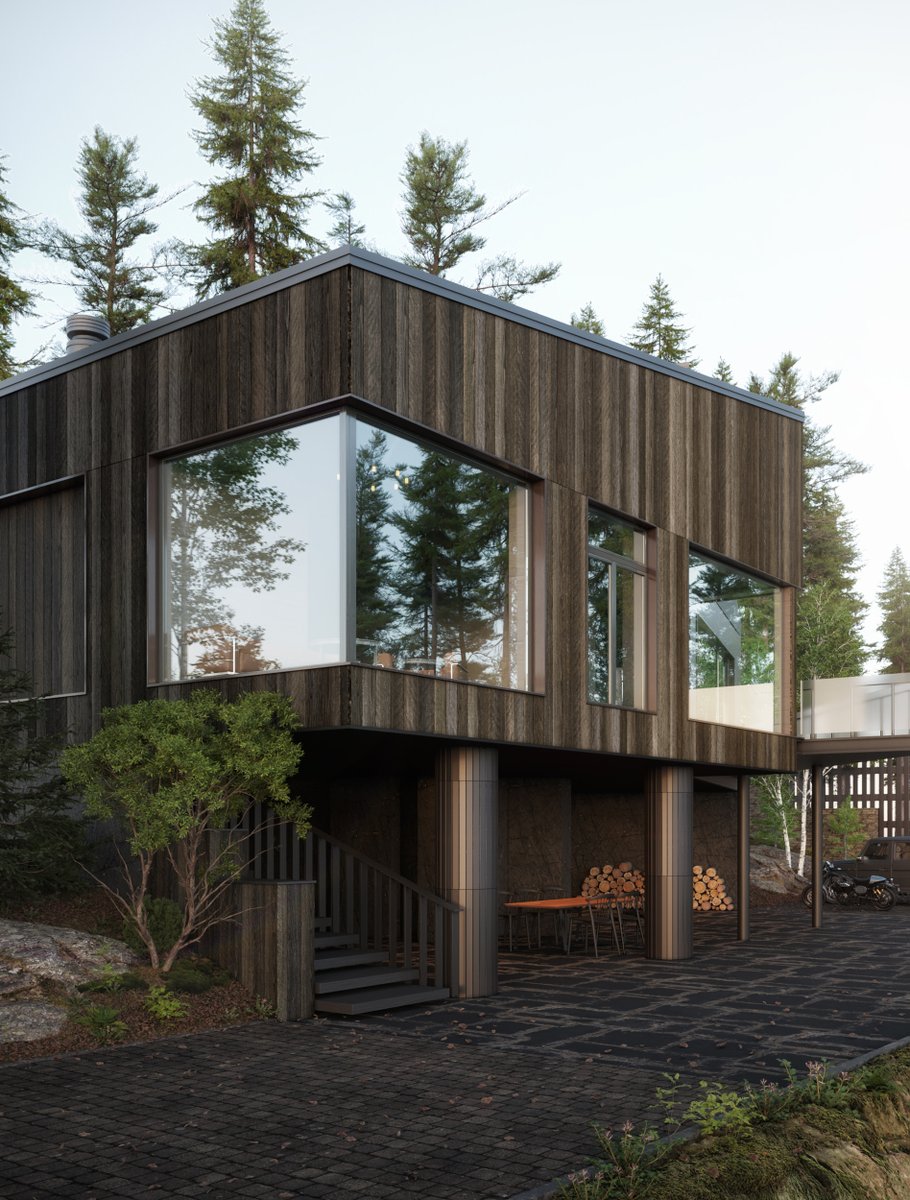 True_studio_viz's tweet photo. Embark on a journey where nature and architecture seamlessly unite
https://t.co/wvtoWZ5gBe
https://t.co/zknx0yXEUU
#rendering #coronarender #cgi  #cgtop #realestate #artofvisual #cgart #cgartist #foresthouse #house #forestview #trees #artwork #chaoscorona #3dvisual https://t.co/UWmbDi6sep