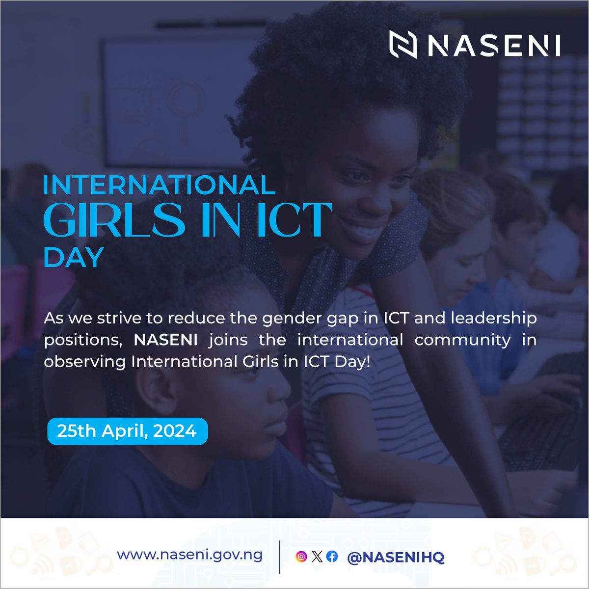 Today is International Day of Girls in ICT, and at NASENI, we recognize the importance of empowering women and girls to pursue careers in the ICT industry. NASENI is committed always to provide equal opportunities for all, irrespective of gender, to contribute to advancement of…