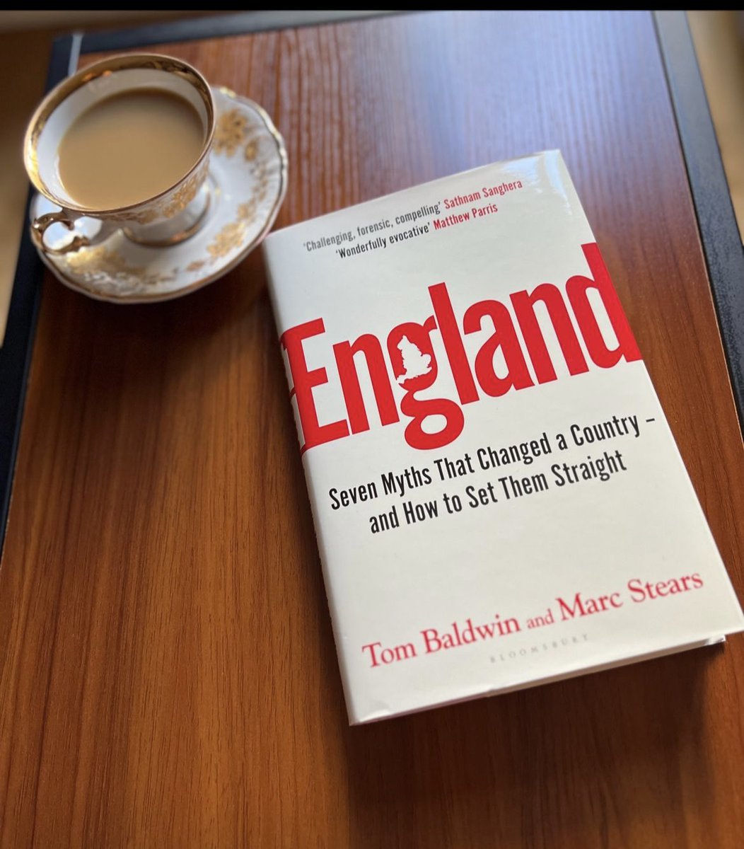 After hours of intense Zoom interviews, library visits and walking tours round the country, England, my book with @TomBaldwin66, is finally published today! Available at all good places … Thanks to Nalan Cabi for the perfect photo.