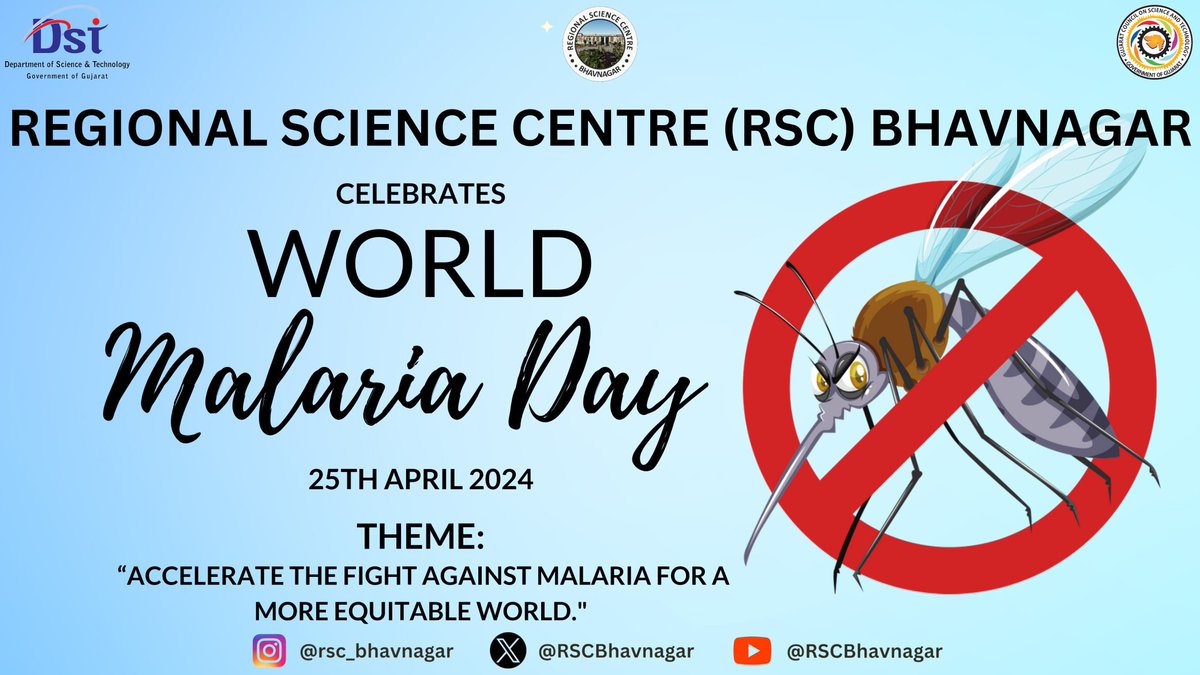 RSCBhavnagar's tweet photo. @RSCBhavnagar hosted special program on awareness and #malarial #vaccine organized by @inofGujcost. @RSCBhavnagar houses the #NobelPrize gallery wherein more information about #SirRonaldRoss who carried out #mosquito-#malaria research in India and won the prize. https://t.co/F90W2XAJRt