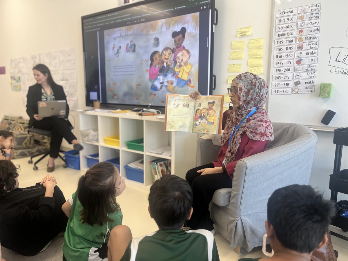 Angela Langlands (she/her) (@angelalanglands) on Twitter photo Former <a href="/acsabudhabi/">ACS Abu Dhabi</a> student, and author, Reem Faruqi came in to Grade 3 to read and discuss one of her stories (I Can Help) with us today. What an honor! Talking about foreshadowing, author's craft, and the illustrations WITH the author is such a privilege. Former <a href="/acsabudhabi/">ACS Abu Dhabi</a> student, and author, Reem Faruqi came in to Grade 3 to read and discuss one of her stories (I Can Help) with us today. What an honor! Talking about foreshadowing, author's craft, and the illustrations WITH the author is such a privilege.
