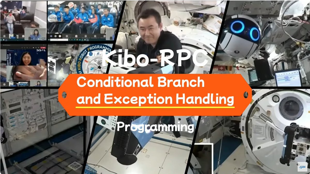 #JAXA Student Program🌍
🤖#KiboRPC Challenge the Preliminary Round!

💡 Tutorial 〜 Advanced 〜
If you can do this, you are an advanced level 👑
Improve your programming accuracy by learning conditional branching and exception handling.
 
 🔽 Check it out!
youtube.com/watch?v=S90WMw…