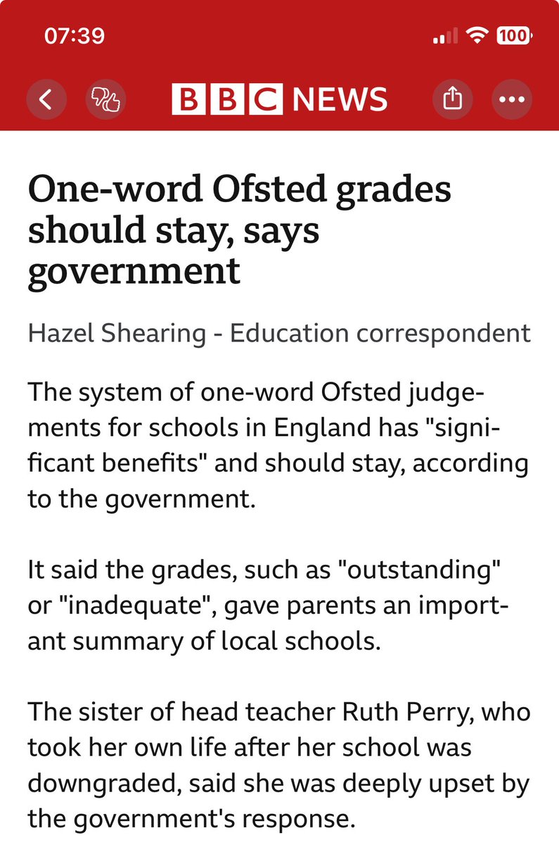 How can a one word judgement sum up the complexity of an institution and the breadth and depth of its service to its community?