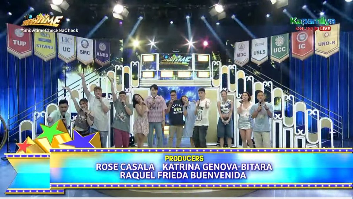 marylltamayo's tweet image. Showtime Hosts (04/25/24) #ShowtimeCheckNaCheck @itsShowtimeNa @jhongsample @anakarylle @prinsesachinita @VhongX44 @tyangamyp @jugsjugsjugs @ryanbang #Cianne @akosiLASSY @MCmuah @jackiegirlg  @teddspotting and @ogiealcasid insert @vicegandako  @annecurtissmith and #IonPerez