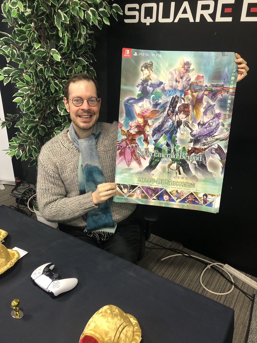 Neil Broadley, SaGa Localization Director tweet media