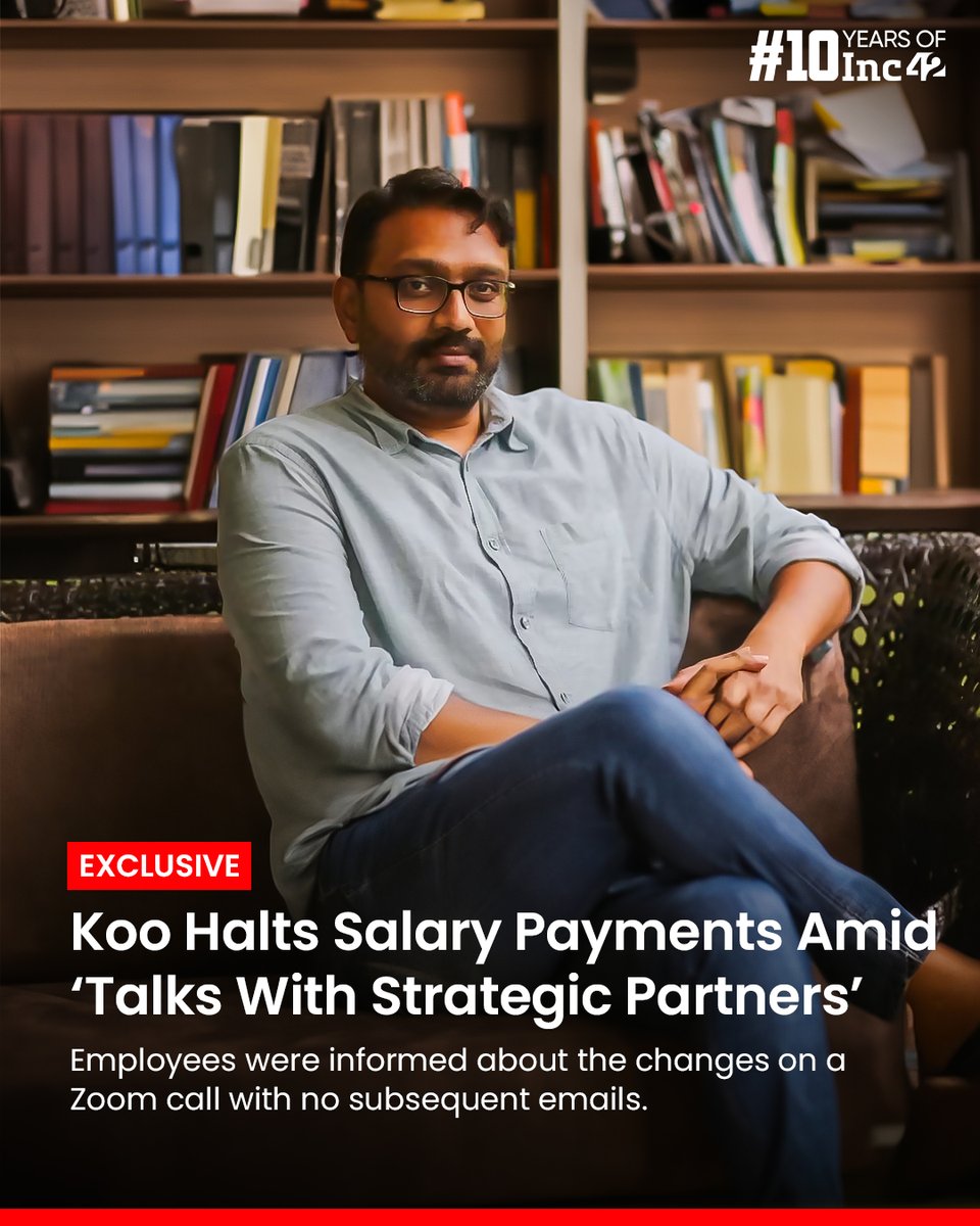 #Exclusive: Koo, the Indian microblogging app once seen as a rival to X (Twitter), has stopped paying salaries to all its employees from April 2024 onwards citing financial constraints👇 Multiple Koo employees had raised concerns about salaries being halted from April, and the…