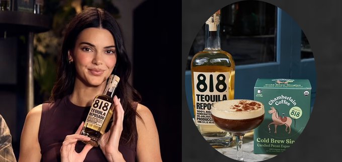 Kendall Jenner Reveals Toned Midriff in Crop Top, Unveiling 'Fun' 818 Tequila Espresso Martini: 'Crafting Deliciousness!'
