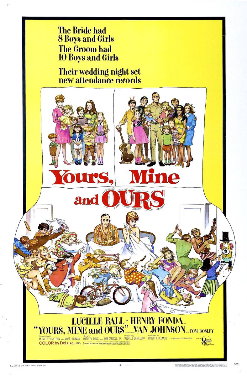 🎬MOVIE HISTORY: 56 years ago today, April 24, 1968, the movie ‘Yours, Mine and Ours’ opened night theaters!

#HenryFonda #LucilleBall #TimMatheson #GilRogers #GaryGoetzman #MorganBrittany #TracyNelson #JenniferLeak #EricShea #MitchVogel #VanJohnson #WalterBrooke #TomBosley