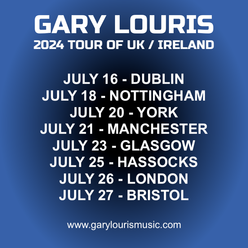 Gary Louris has announced 8 solo tour dates in the UK & Ireland for July 2024. Schedule with ticket links: bit.ly/GLshows Tickets for all shows go on sale Friday, 4/26 at 10AM local time (9AM for Bristol).