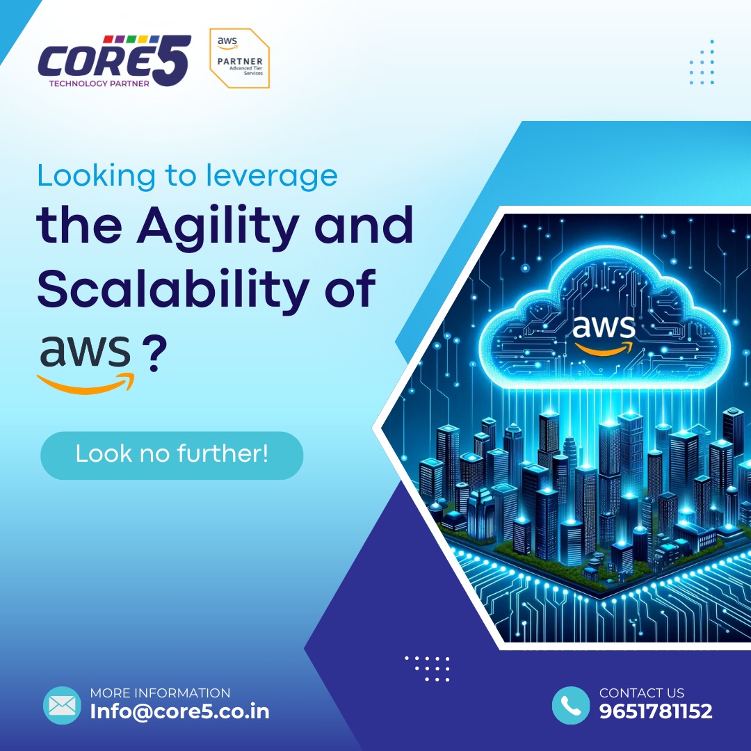 Core5systems's tweet image. Unlock the power of agility and scalability with AWS! 🚀 

Core5 is here to guide you through every step of your cloud journey.

#aws #cloud #amazonwebservices #cloudsolutions #cloudcomputing #cybersecurity #data #datasecurity #technology #core5 #teamcore5