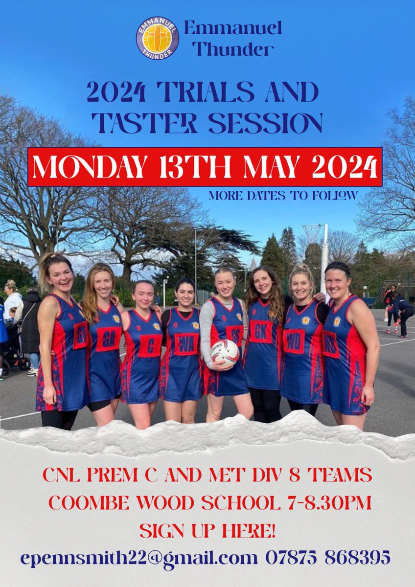 Emmanuel Thunder Netball tweet media