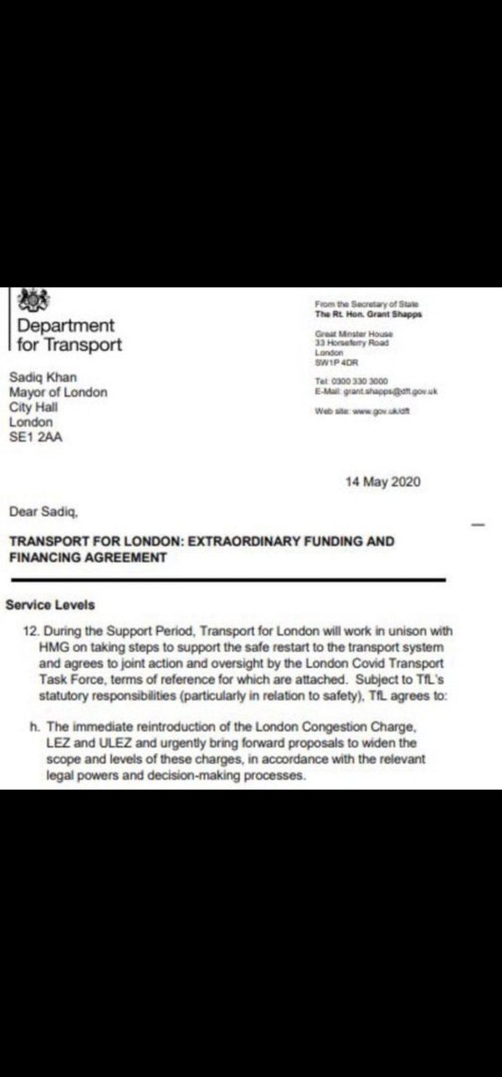 CollierRowMRG's tweet photo. @lifehacksNLP @CllrGeorgiou @Councillorsuzie You forgot to add that Conservatives (through Grant Schapps who was transport minister at the time) made TfL funding conditional on ULEZ being expanded https://t.co/57RQ7PtNbo
