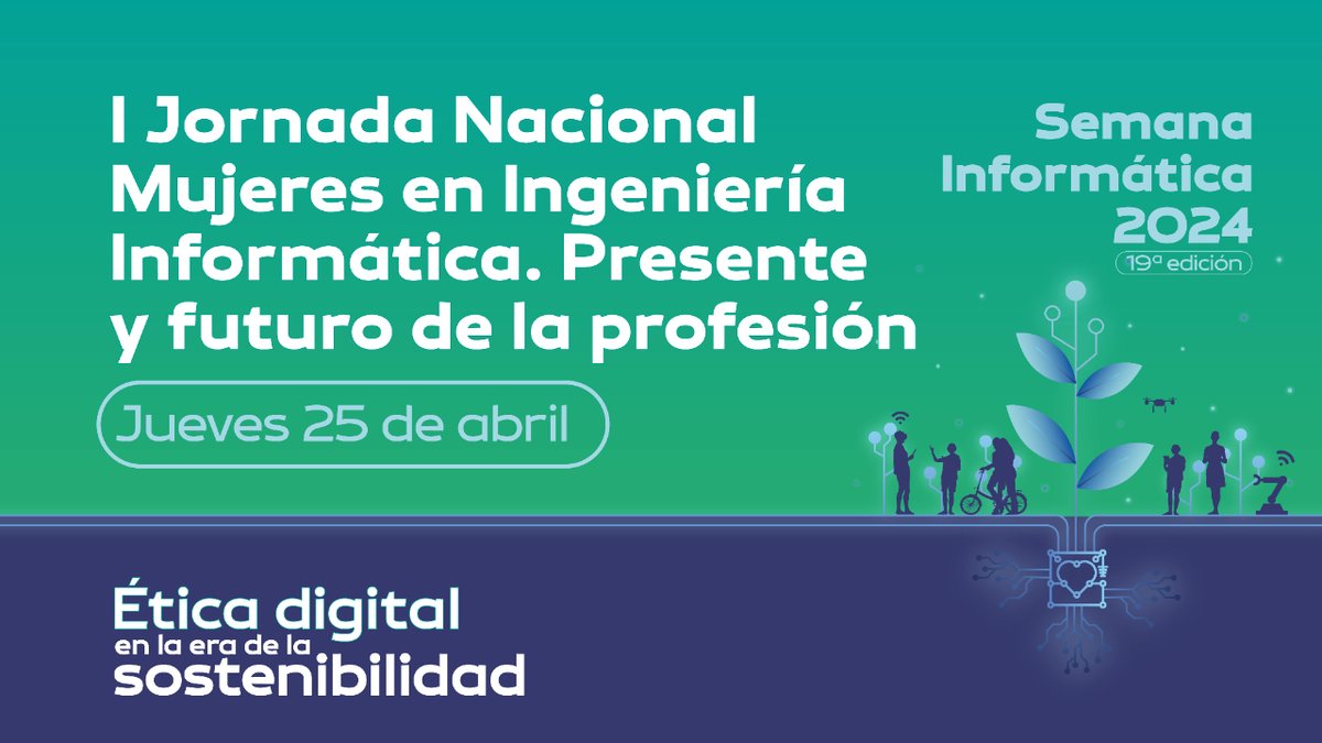 COIICV's tweet photo. ➡️¡Última jornada de la #SI2024!

Hoy estaremos en Las Naves 📍 con la I Jornada de Mujeres en Ingeniería Informática. Presente y futuro de la profesión. 

🕛Empezamos a las 9:30h.

👉Puedes seguirlo en directo por aquí: https://t.co/N1Xk90pbkG https://t.co/4qKvN6p2ny