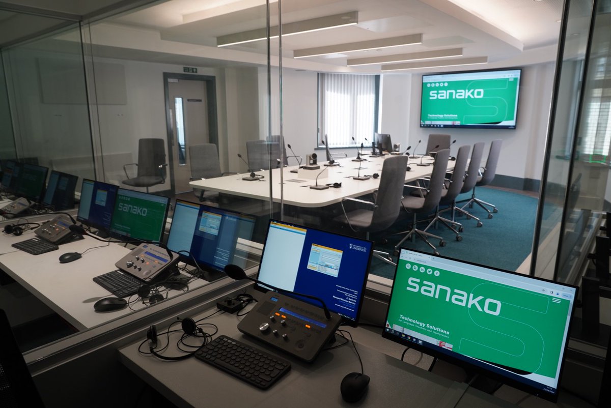The new interpreting suite at Liverpool university is now live. Combining traditional hardware, software and the latest Sanako Connect online. Find out more @AULC_Languages conference today