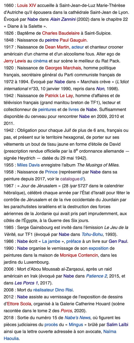 WikiNabia's tweet photo. Jour pour jour : le 7 juin... 

Sur Miles Davis : https://t.co/nmKArNBuPB 
Sur Prince : https://t.co/kbjBZH5iPq 
Sur Gen Paul : https://t.co/4tie3H6kiA 
Sur Dino Risi : https://t.co/bDO0U7poPH 
Sur Charles Mingus : https://t.co/udRHvlNk4L 

@marcedouardnabe https://t.co/vFjJmPqYNC