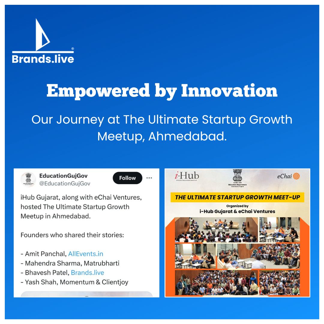 Marketi20591060's tweet image. The Ultimate Startup Growth Meetup in Ahmedabad was a great success! Thanks to iHub Gujarat and eChai Ventures for organizing such a valuable event.

#StartupAhmedabad #EntrepreneurLife #Brandslive #PosterMakerApp  #EmpowerYourDesigns #PosterDesign #CreativityUnleashed