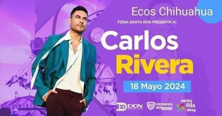 Riveristas llega nuestro capitán ⁦@_CarlosRivera⁩ a Chihuahua, con su bonita gira #UnTourATodasPartes será una noche mágica. @CR_ClubPorTi @porti_argentina @_CarlosRivera @mikenoriega @SonyMusicArg @WestWoodEntt @westwoodfans