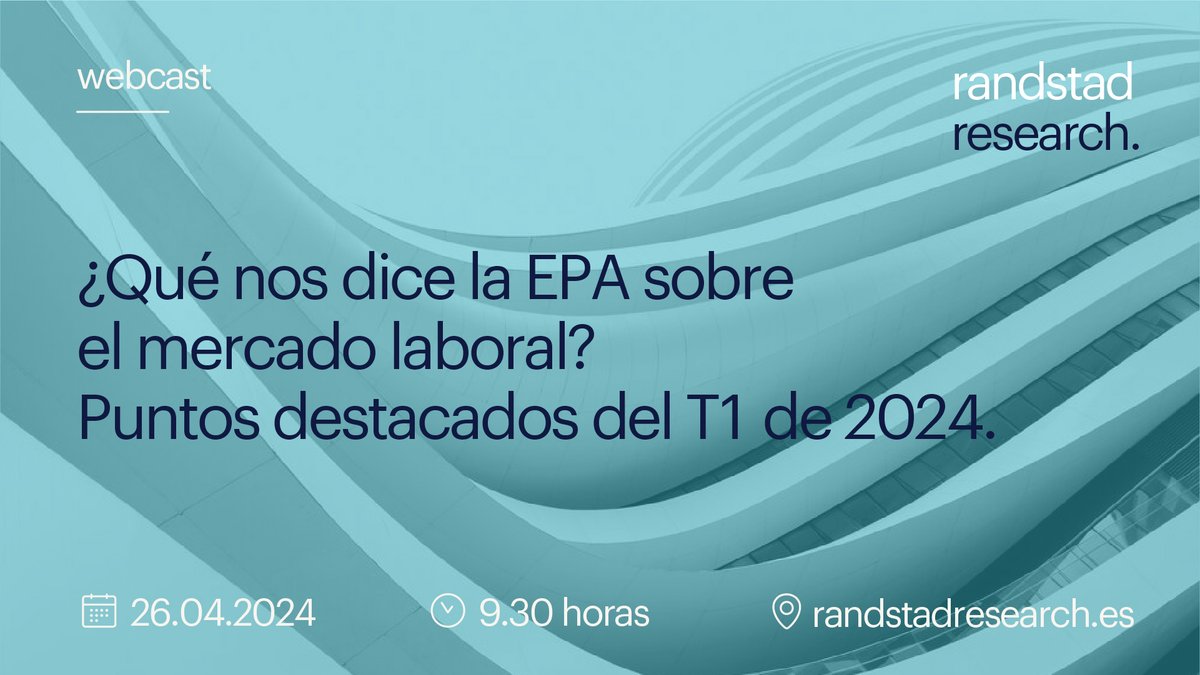 Cómo ha evolucionado el #mercadolaboral y el #empleo en los 3 primeros meses de 2024? 💼 Mañana te ofreceremos el análisis en directo de la #EPA y sus principales datos... ¡Te esperamos mañana a partir de las 9:30h en #RandstadResearch! 👉🏻 randstadresearch.es