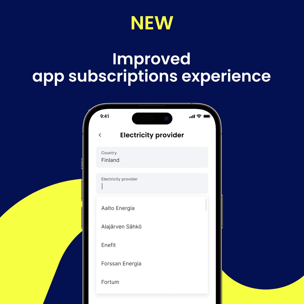 New changelog 🛠

› Users can now easily switch electricity providers in the app and enjoy a more personalized experience if their provider is a Synergi partner. 

📌eu1.hubs.ly/H08PwRg0

#smartenergyapp #smartenergy #demandresponse #flexibility