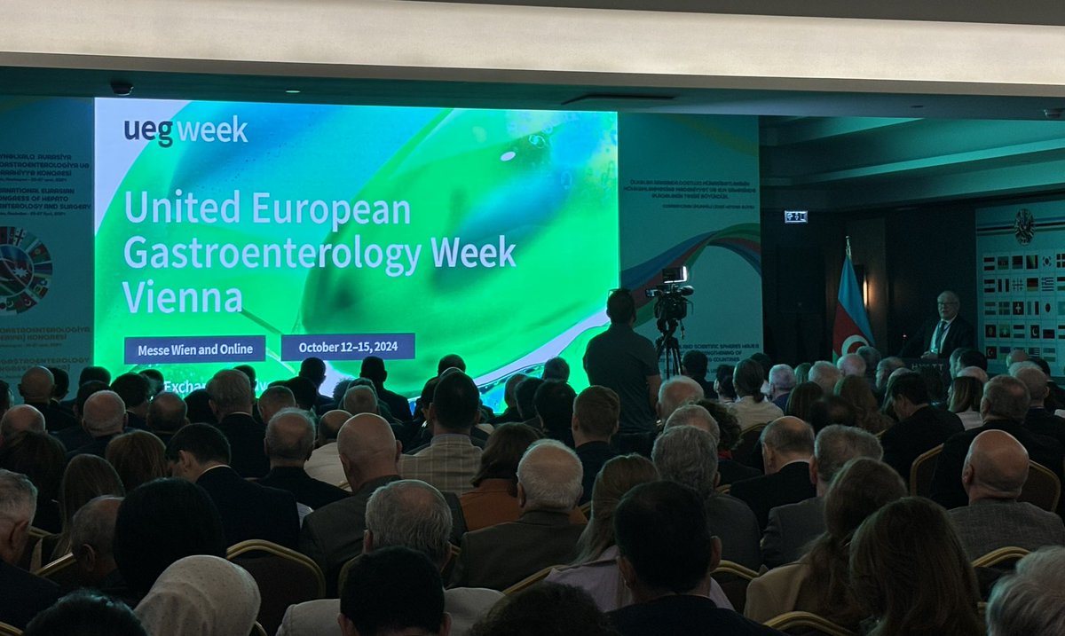 serebrozid's tweet photo. At the 20th Hepiba congress held in Baku with participants from 19 countries, Prof Löhr @maloehr1 invited everyone to be a part of the UEG family. See you all at UEG week @my_ueg https://t.co/FSimyiv9g9
